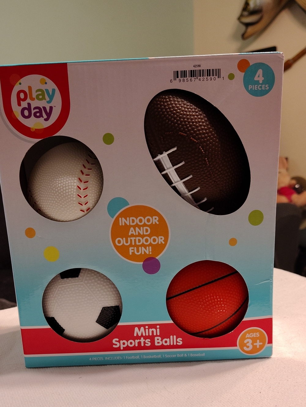 Play Day Mini Sports Balls - Soft Squishy